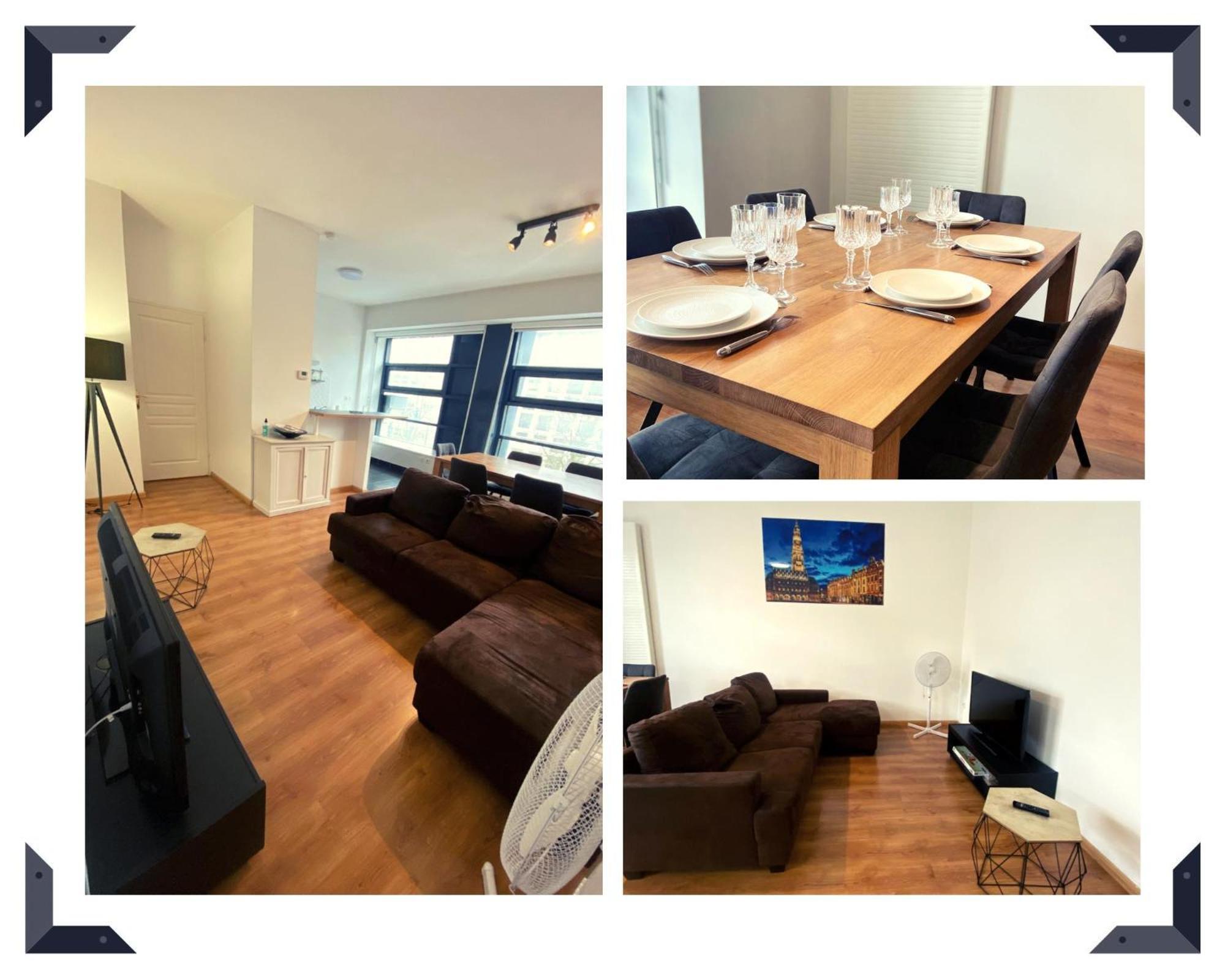 Le Carnot Appartement Avec 2 Chambres Separes Et Parking Privatif Et Securise อาร์ราส ภายนอก รูปภาพ