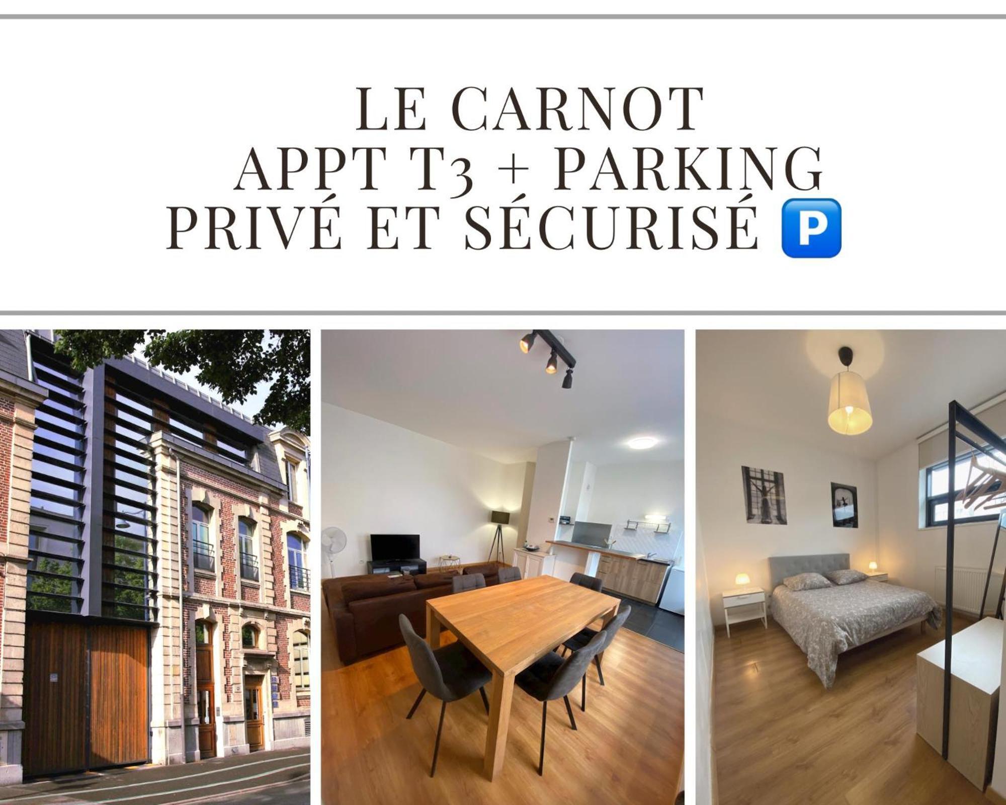 Le Carnot Appartement Avec 2 Chambres Separes Et Parking Privatif Et Securise อาร์ราส ภายนอก รูปภาพ